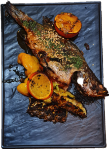 Whole Smoked Grilled Fish of The Day