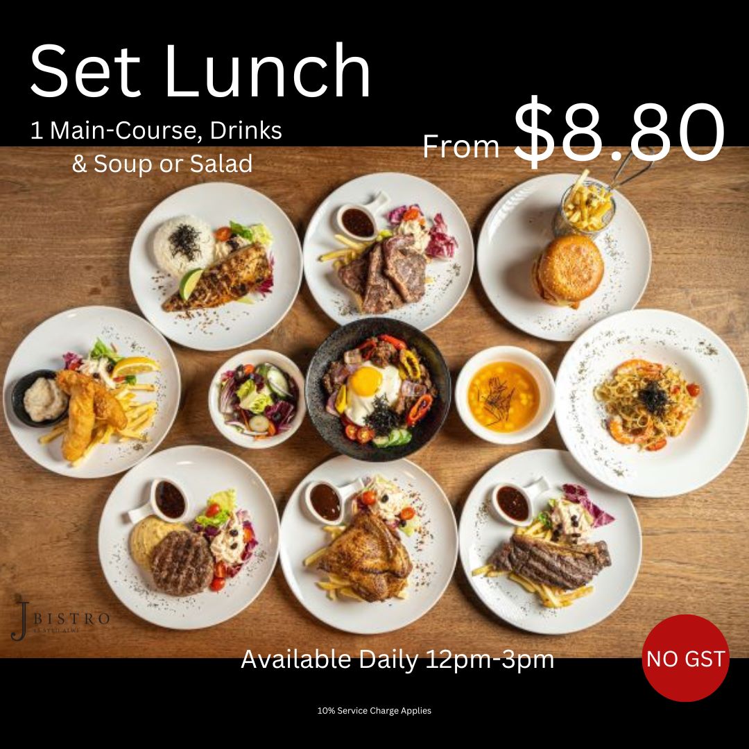 Set Lunch from $8.80+